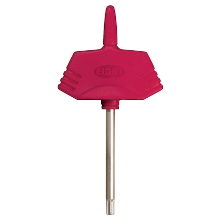 Eight Tool TORX KEY WING HANDLE, T10 X 89MM PINK XW-10